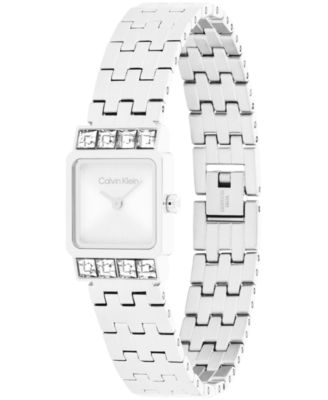 Women's Poise Silver Tone Stainless Steel Bracelet Watch, 16mm