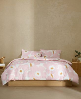 Unikko Cotton 3-Pc. Duvet Cover Set, Full/Queen