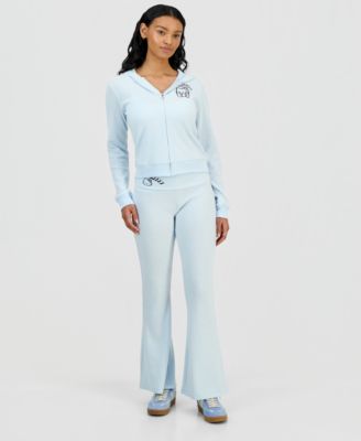 Grayson Threads, The Label Grayson Threads The Label Juniors Hello Kitty Thermal Hoodie Pants In Blue