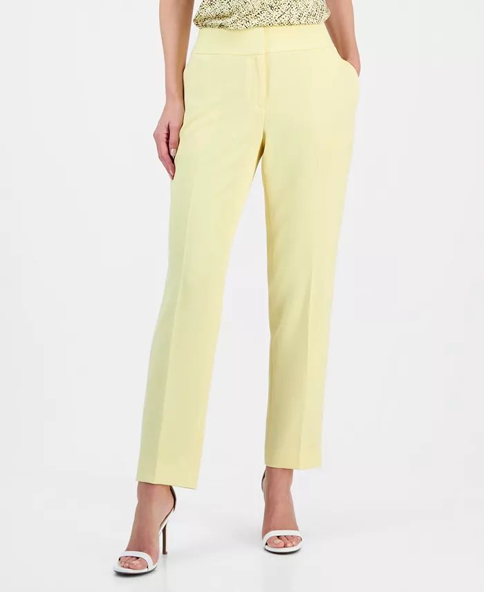Women's Julia Stretch Crepe Mid-Rise Pants, Regular & Petite - thumbnail 4