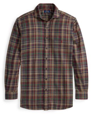 Men's Big & Tall Plaid Brushed Flannel Shirt