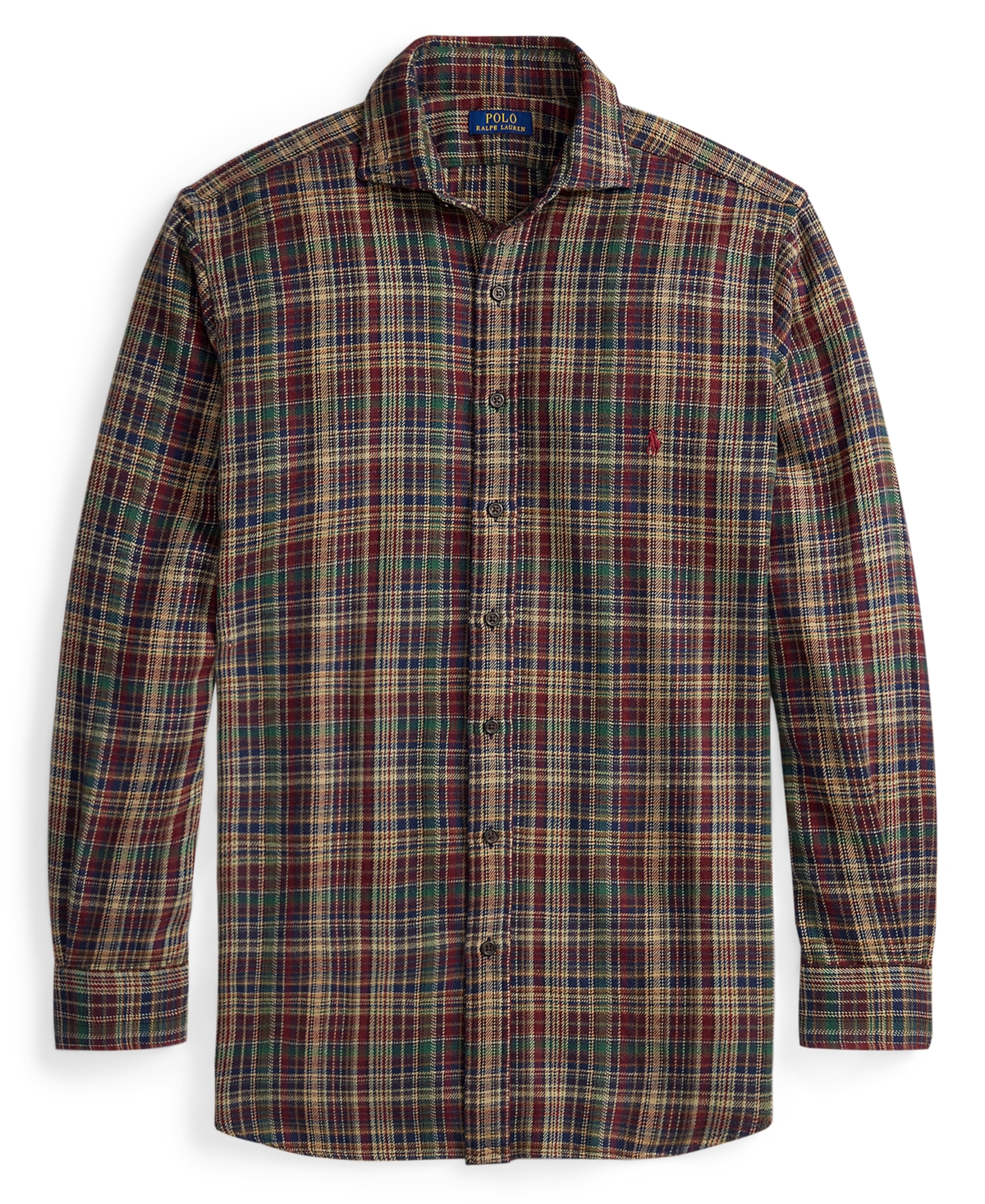 Polo Ralph Lauren Men's Big & Tall Plaid Brushed Flannel Shirt