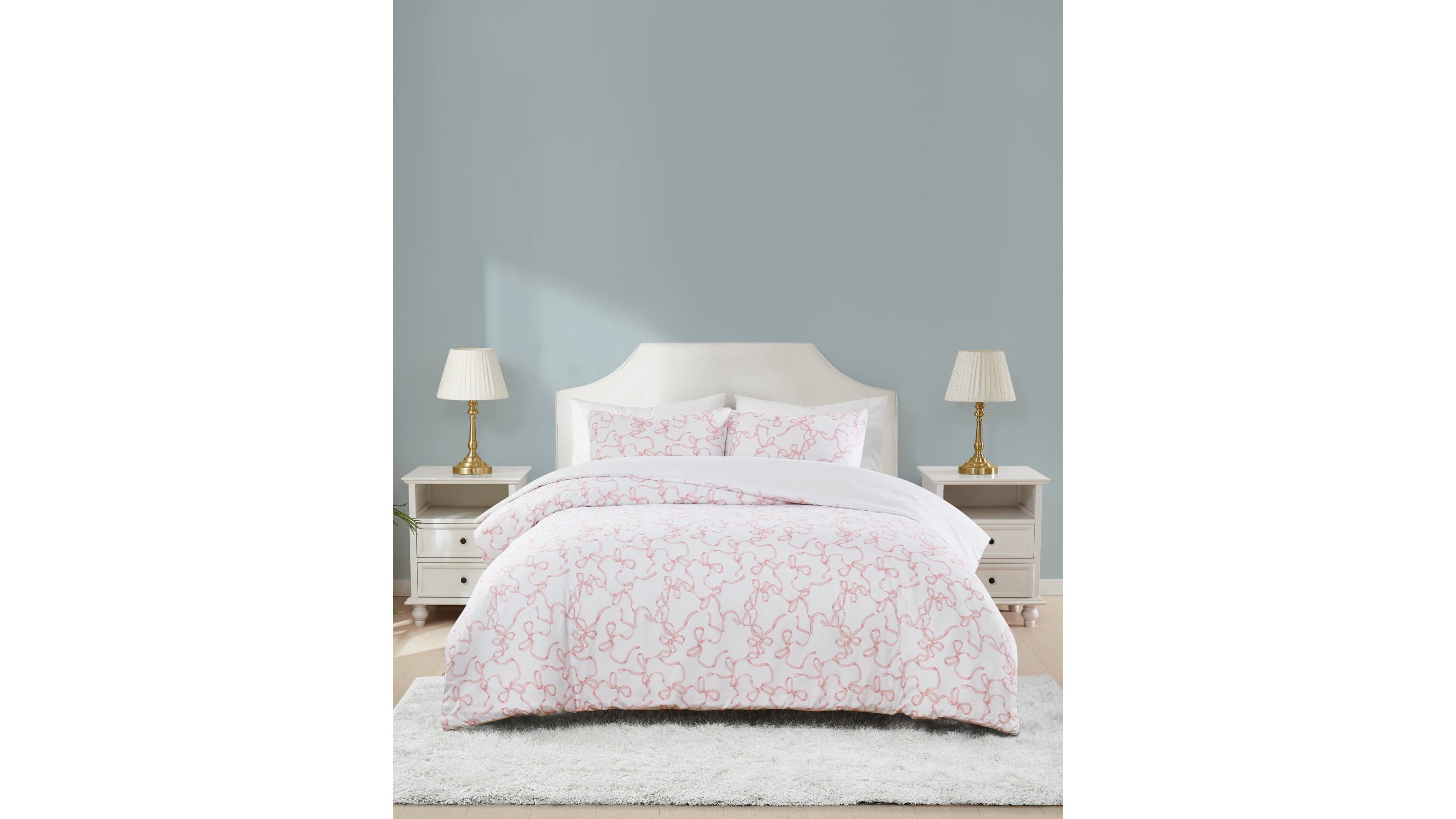 Truly Soft Printed Bow Whimsy 2-Pc. Duvet Set, Twin/Twin Xl