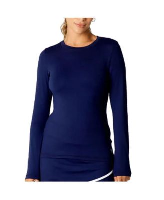 UV Colors Womens Long Sleeve Tennis Shirt