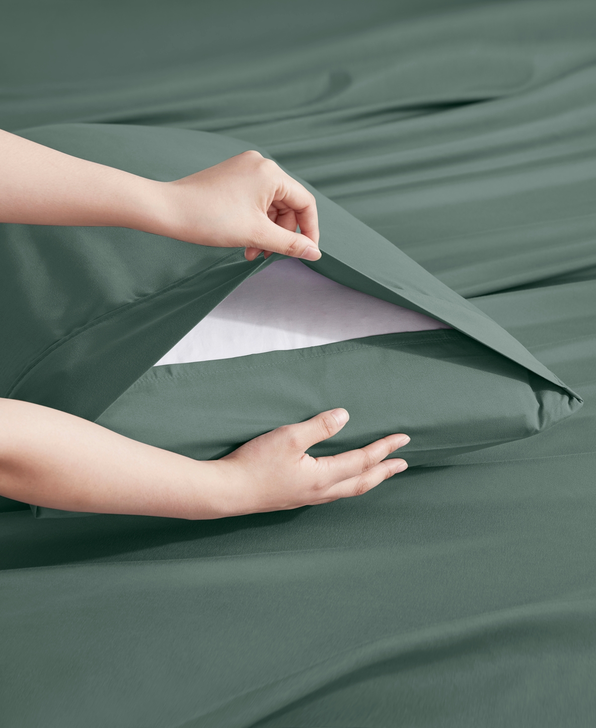 Nestl Extra Deep Pocket 6-pc. Sheet Set, Queen In Green