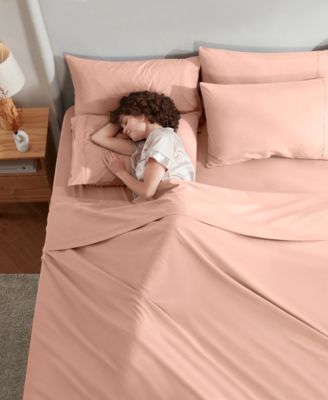 Extra Deep Pocket Microfiber 7-Pc. Sheet Set, King Split