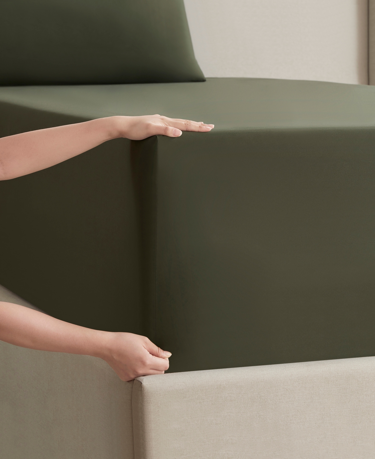Nestl Extra Deep Pocket 4-pc. Sheet Set, Twin In Green
