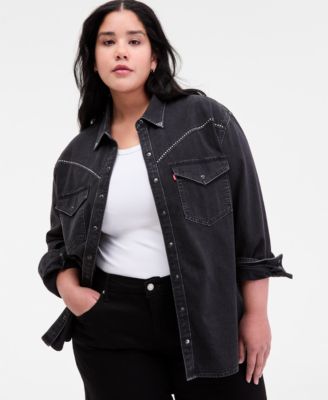 Plus Size Sawyer Western Pocket Detail Shirt