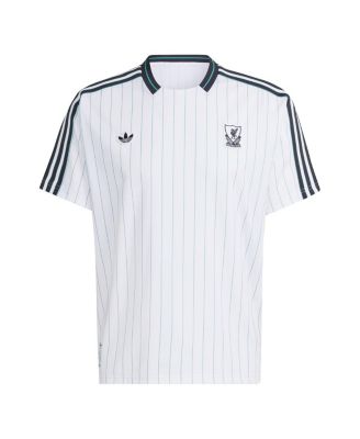 Men's and Women's White Liverpool Terrace Icons Jersey
