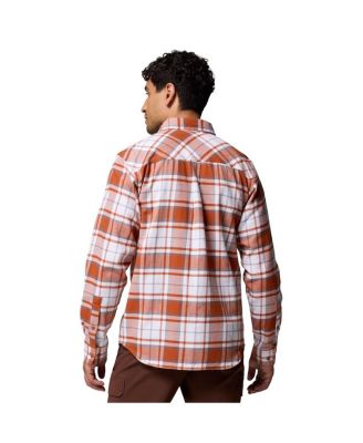Men's Texas Orange Texas Longhorns Omni-Wick Flannel Long Sleeve Button-Up Shirt