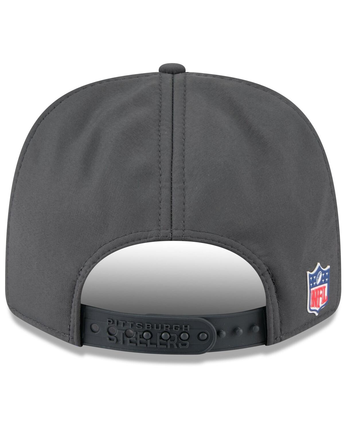 New Era Men's Charcoal Pittsburgh Steelers 2025 Sideline Cold Weather 9SEVENTY Adjustable Hat