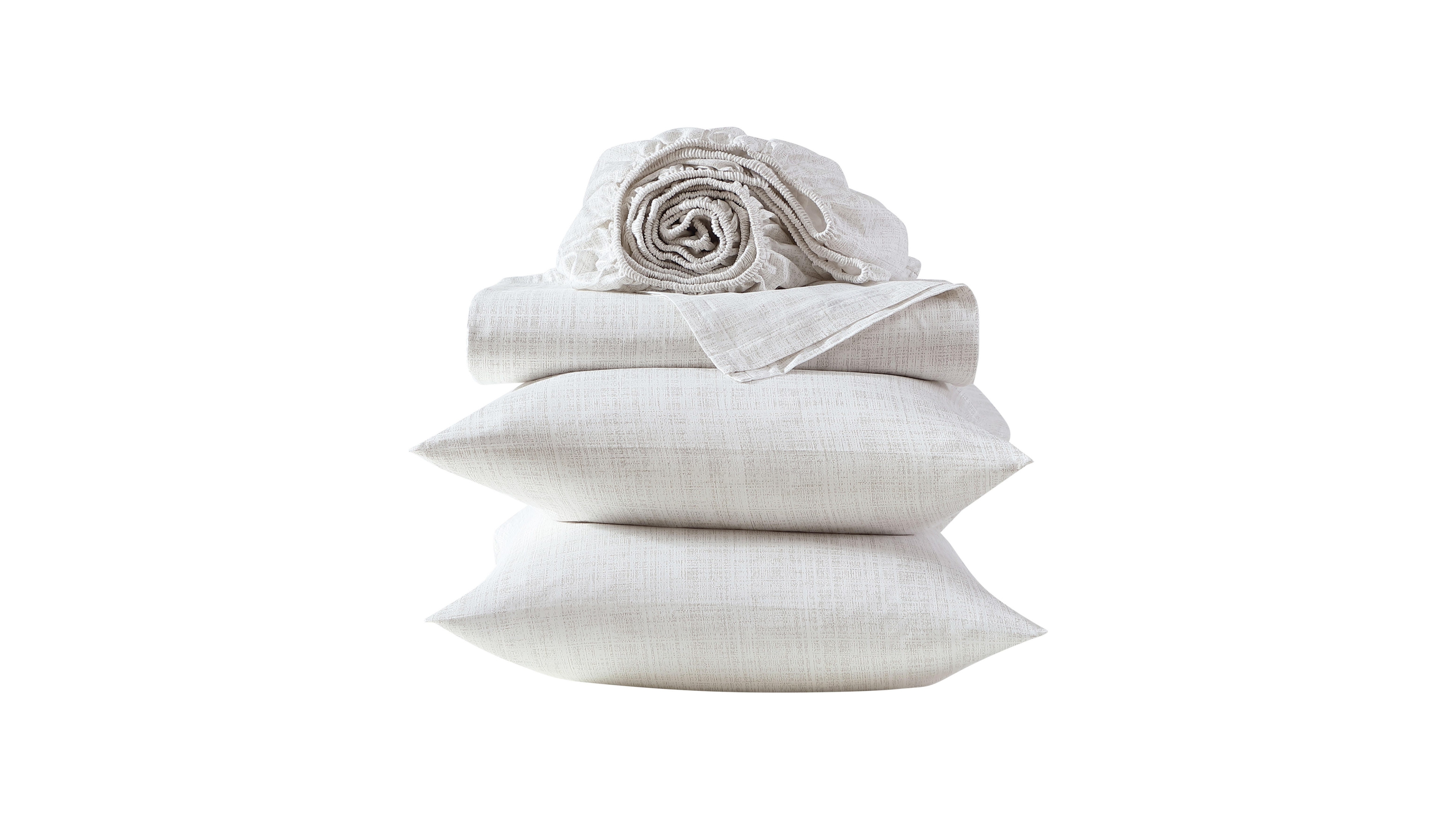 Vera Wang Printed Sateen T300 4-Pc. Sheet Set, Queen
