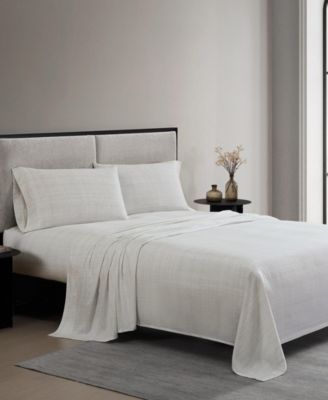 Printed Sateen 300-Thread Count Cotton 4-Pc. Sheet Set, King