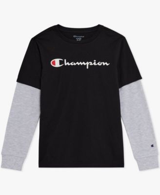 Big Boys Layered-Look Graphic T-Shirt 