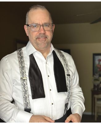 Men's Ambrose Dapper Night Silk Formal End Suspenders