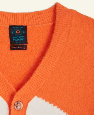 Men's Mickey Mouse Button Front Cardigan, Macy's Exclusive
