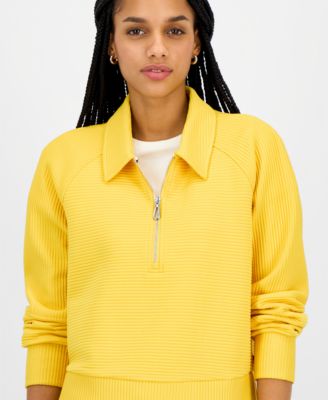 Women's Quarter Zip Ottoman Sweatshirt