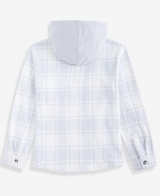 Boys 5-20 Knit Flannel Hoodie, Macy's Exclusive