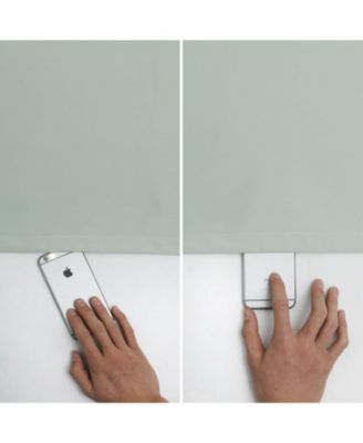 Hotel Living 2 Pack 100% Blackout Grommet Top Sage Green Curtain Panels - 50 in. W x 90 in. L, Sage Green