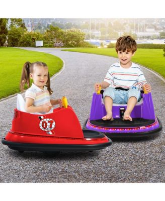 12V Vehicle 360&deg; Spin Race Toy Kids Ride On Bumper Car with Remote Control