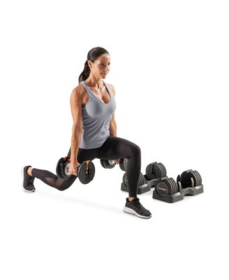 55 lb Select-a-Weight Dumbbell Pair, Black