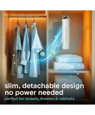 2-in-1 Portable Dehumidifier with Removable Cylinder & Drying Base