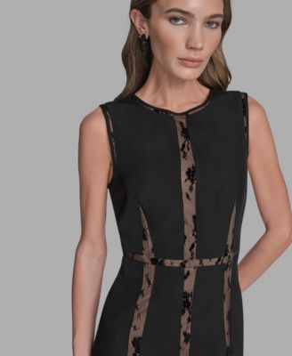 Women's Archive Patchwork A-Line Lace Dress