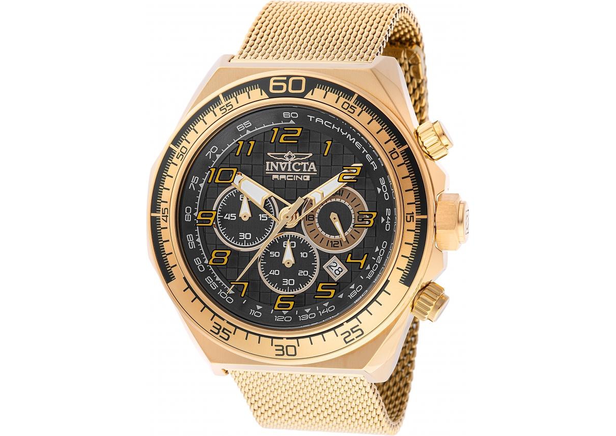 Invicta Men's Invicta Racing Quartz Chronograph Black Dial Watch
