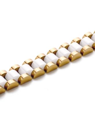 Watch Strap Bracelet - Ora Gold Ceramic