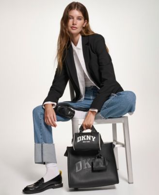 Women’s Notch-Collar One-Button Long Sleeve Blazer Jacket