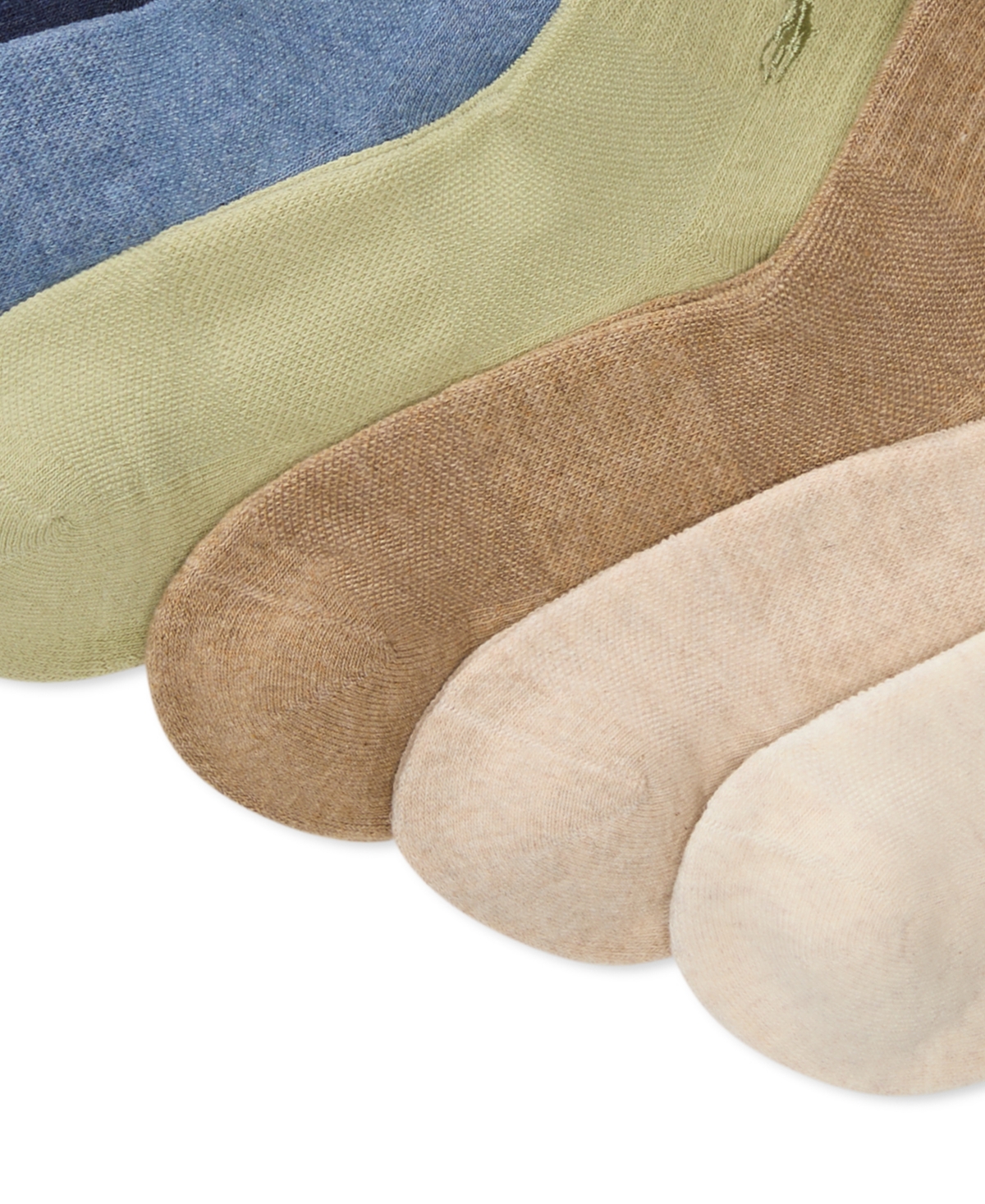 Polo Ralph Lauren Women's 6-pk. Cushion Quarter Socks In Multi