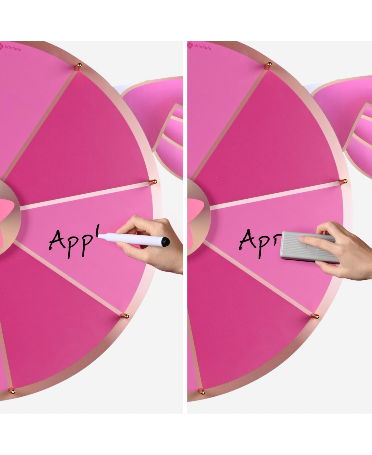 WinSpin 24" Dual Use Prize Wheel Tabletop or Floor Stand w/ Replacement Parts