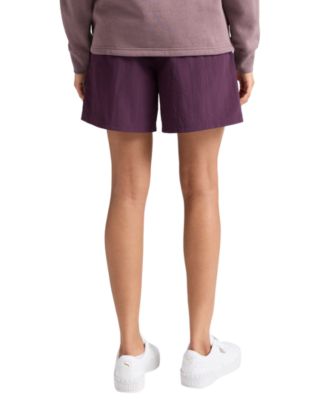 Women's Essential Woven Pin Loose Fit Tuck Shorts