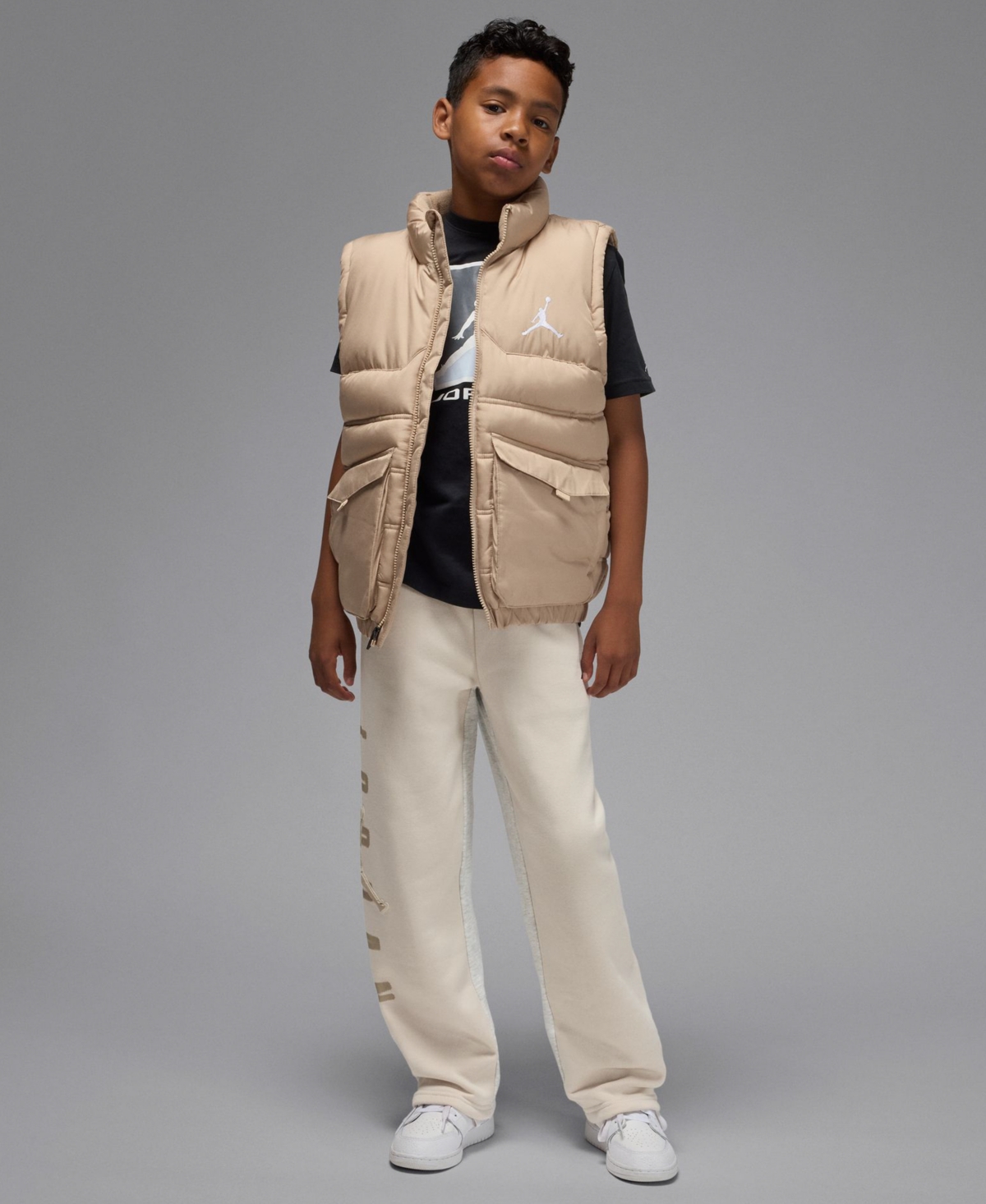 Jordan Boys 8-20 Mj Future Flight Two-tone Pants In Brown