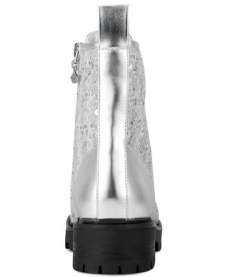 Women's Marlee Lace-Up Sequin Boots