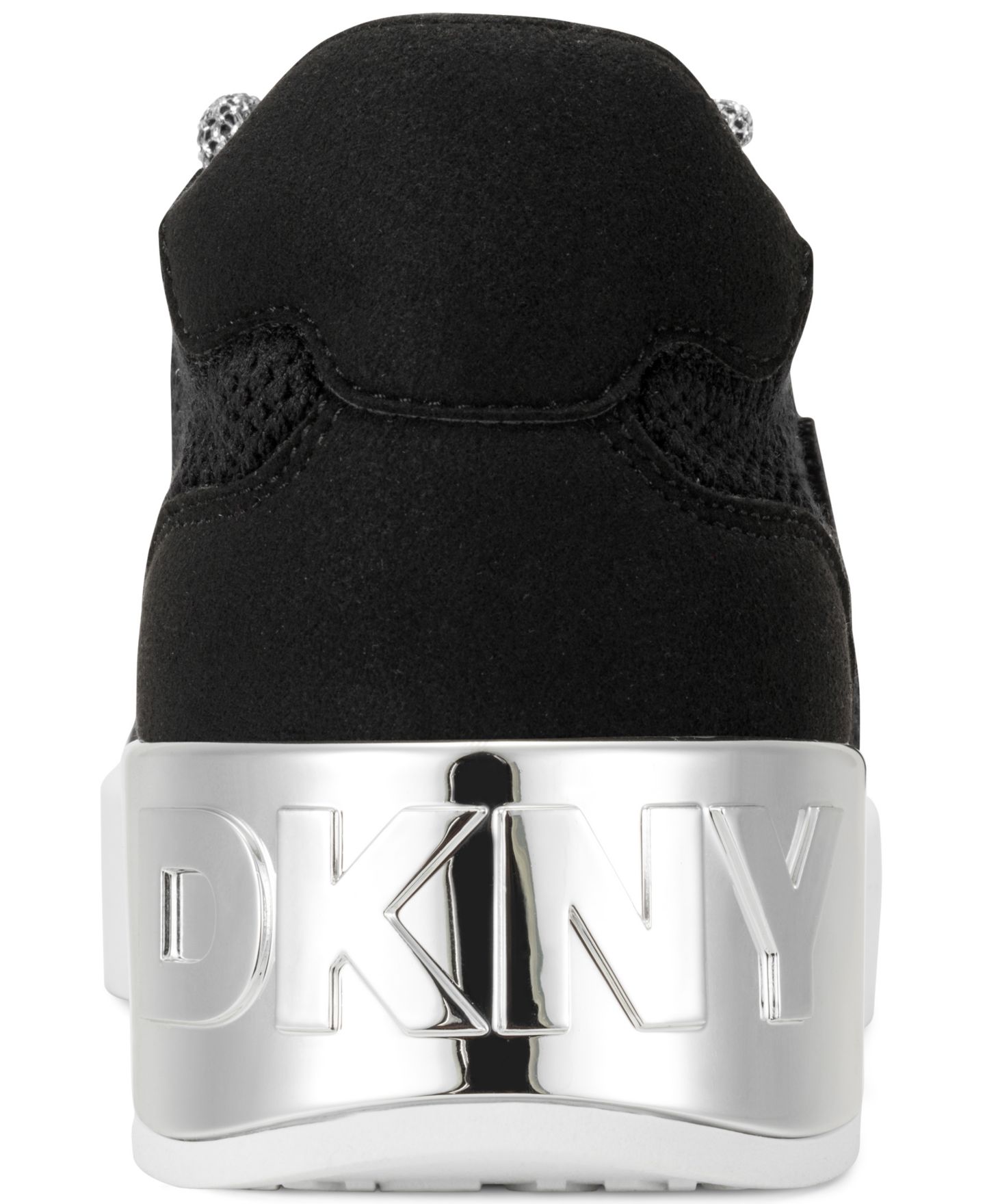 Женские кроссовки DKNY Mallory Lace Up, цвет: Чёрный — фото 3