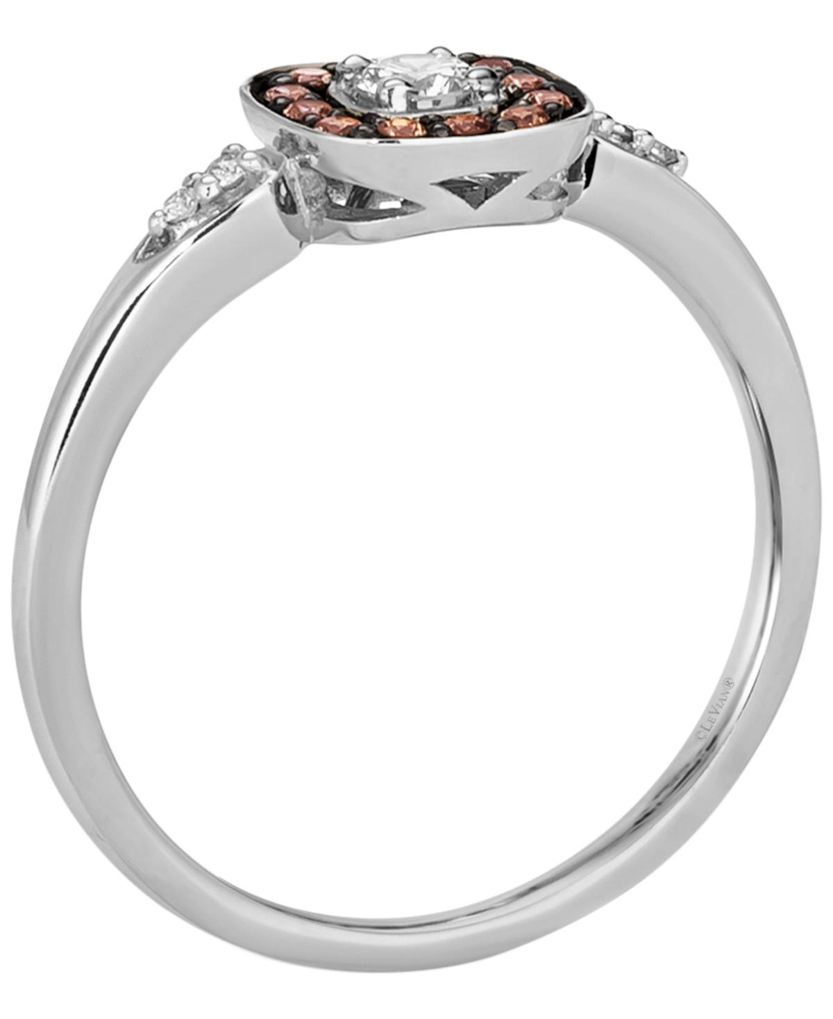 Le Vian Nude Diamond (0.13 ct. t.w.) and Chocolate Diamond (0.11 ct. t.w.) Ring in 14K Vanilla Gold