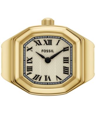 Women's Harlow Watch Ring Two-Hand Gold-Tone Stainless Steel Watch, 16mm
