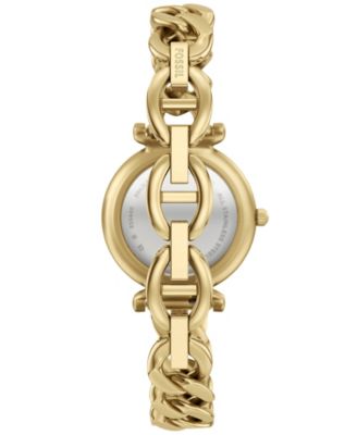 Women's Carlie Three-Hand Gold-Tone Stainless Steel Watch, 28mm