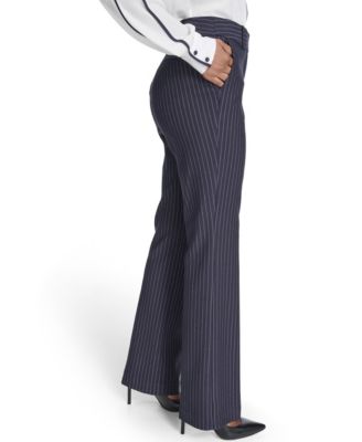 Women's Mid Rise Striped Sutton Trouser