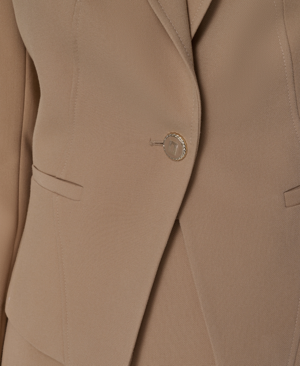 Karl Lagerfeld Paris Women's Long-Sleeve Cropped Button Jacket