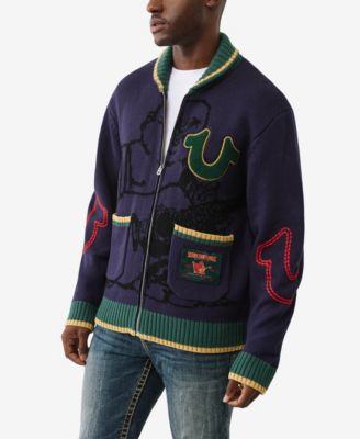 Men's Patch Logo Cardigan