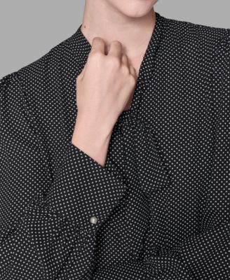 Women's V-Neck Button Down Blouse