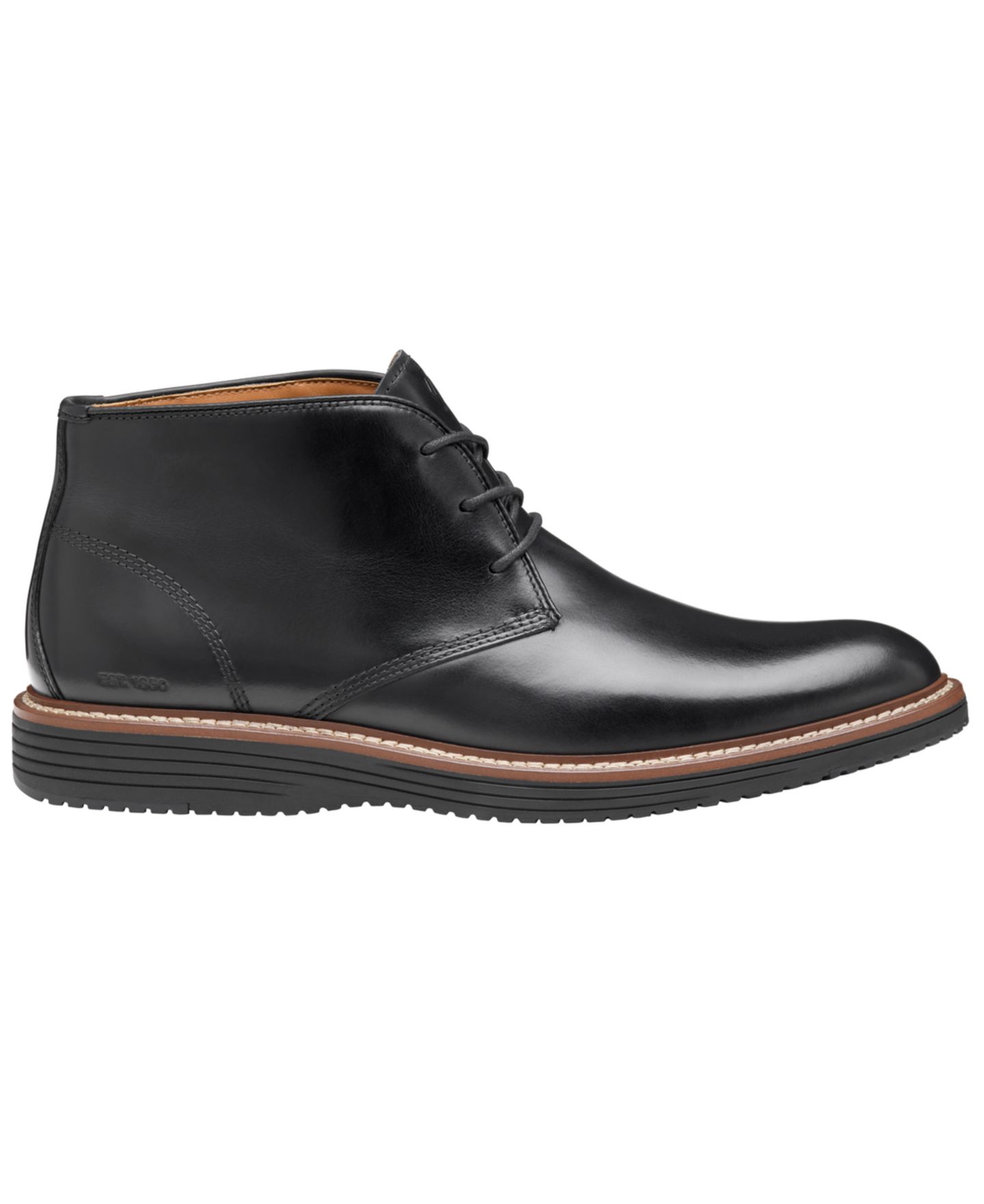 Мужские ботинки Johnston & Murphy Upton Chukka Lace-Up, цвет: Чёрный — фото 2