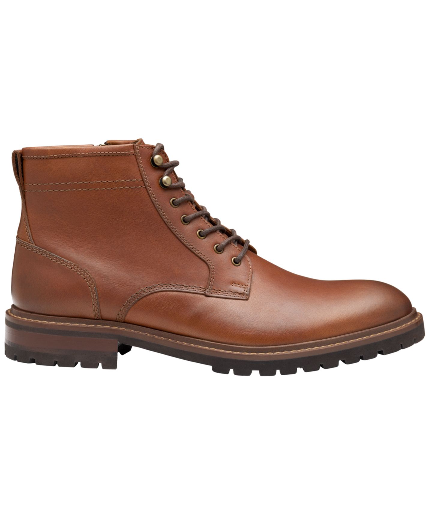 Мужские ботинки Johnston & Murphy Barrett Lace-Up, цвет: Рыжевато-коричневый — фото 2