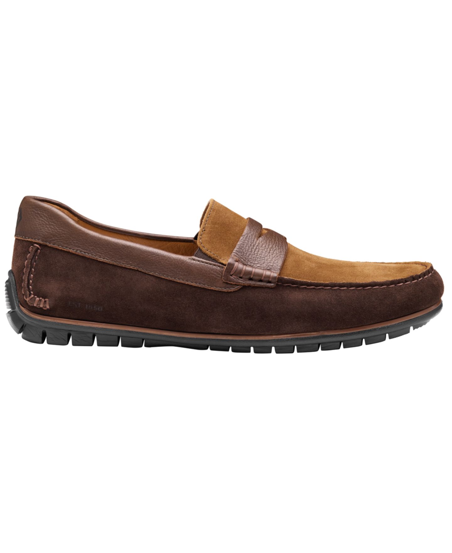Мужские туфли Johnston & Murphy Cort 2.0 Round Toe Penny, цвет: Коричневый разноцветный — фото 2