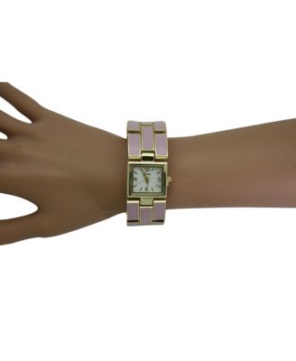 Gold Details Bangle Bracelet Watch