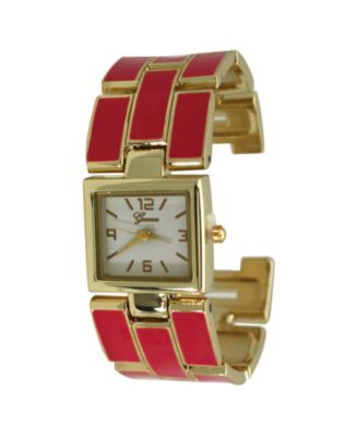 Gold Details Bangle Bracelet Watch