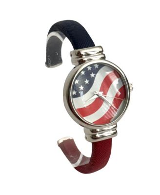 American Flag Bangle Women Watch