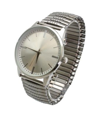 Silver Retro Everyday Stretch Women Watch